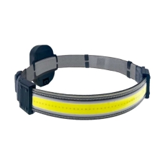 Фонарь налобный Космос 521B 5WCOBLED от батареек 3хААА IP44 3 режима черный (1/25/100)