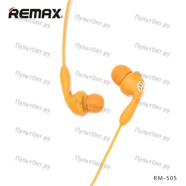Гарнитура вставная Remax RM 505 (оранжевый)