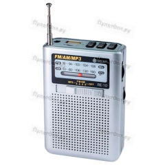 Радиоприемник DEESPI S1204 RE-10 пластик BT/AM/FM/SW/USB/AUX/MicroSD