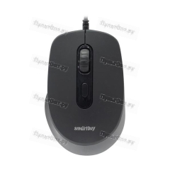 Мышь проводная Smartbuy 265 ONE классическая USB бесшумная черный