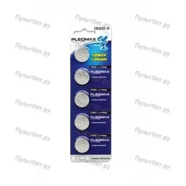 Эл. пит. CR2032 BL5 Samsung PleoMax (5/100)