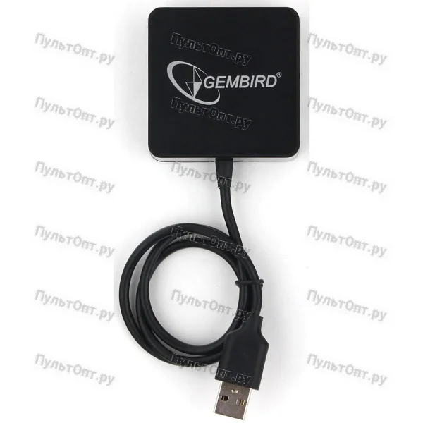 USB-Хаб Gembird UHB-242 4USB USB2.0 черный (1/60)