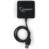 USB-Хаб Gembird UHB-242 4USB USB2.0 черный (1/60)