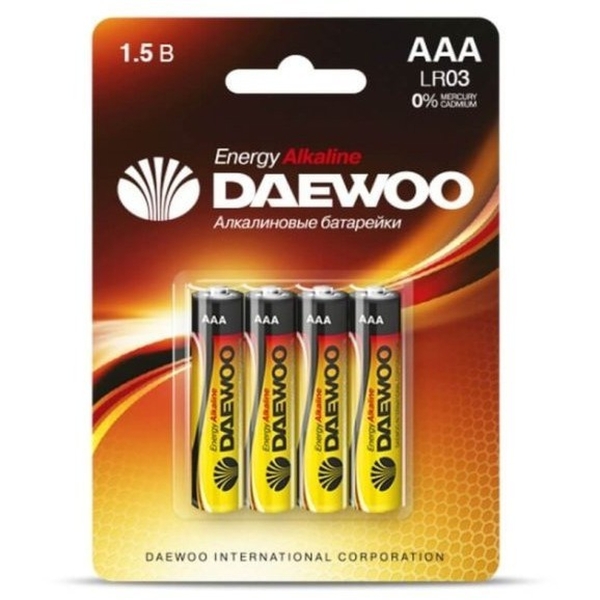 Эл. пит. AAA alkaline BL04 Daewoo Energy (40)