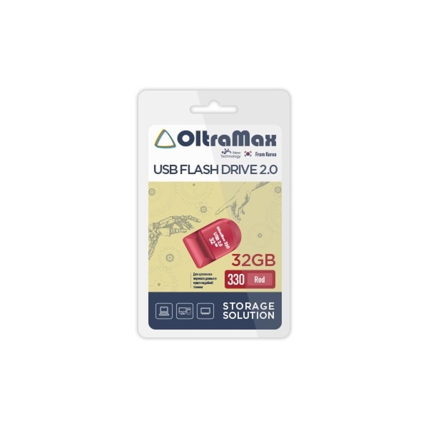 USB 32GB OltraMax 330 красный
