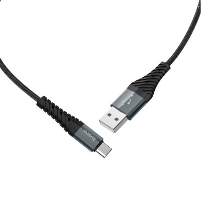USB кабель Hoco X38 Cool Charging data cable for Type-C (черный)