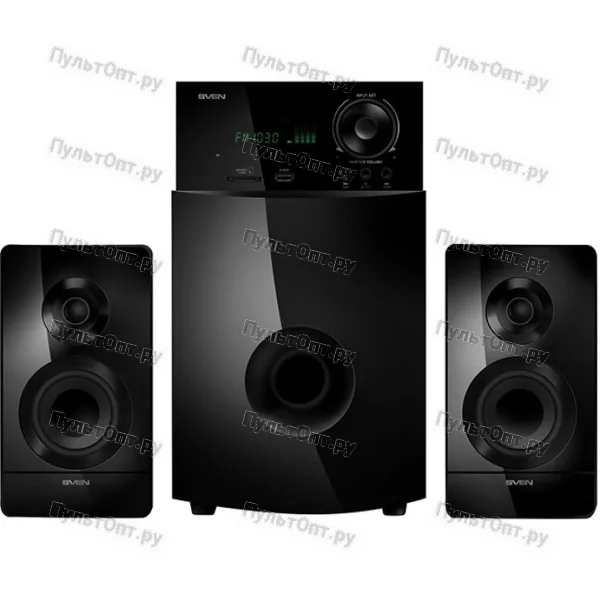Колонки Sven MS-2100 2.1 черный 80Вт