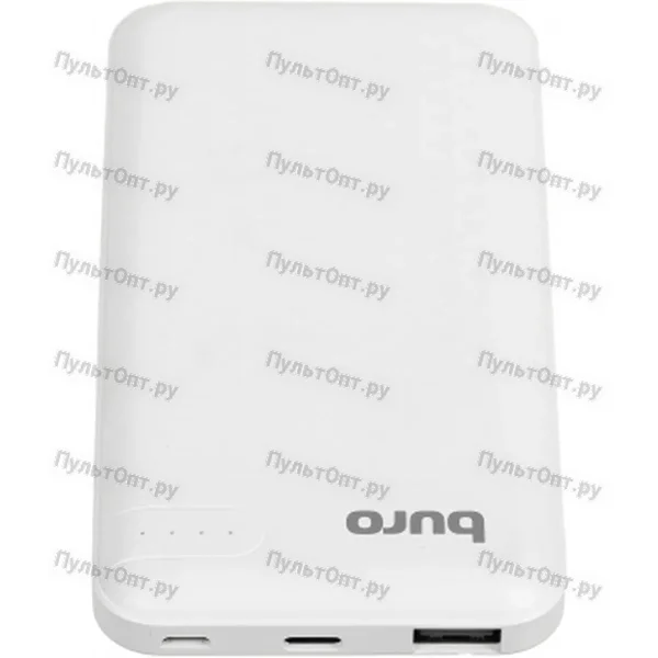 Мобильный аккумулятор Buro BP10G 10000mAh 2.1A белый (BP10G10PWT)