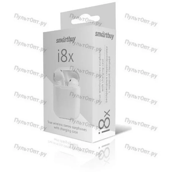 Гарнитура беспроводная Smartbuy SBH-303 TWS, i8X, внутриканальная, Bluetooth