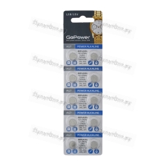 Батарейка GoPower G7/LR926/LR57/395A/195 BL10 Щелочная 1.55V (10/1000/3600)