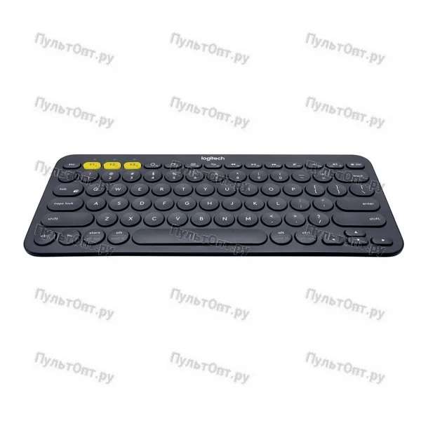 Клавиатура Logitech Multi-Device K380 темно-серый беспроводная BT slim Multimedia для ноутбука