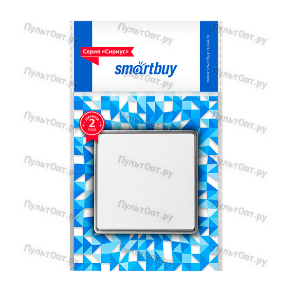Выключатель Smartbuy "Сириус" 1-клав.10A белый