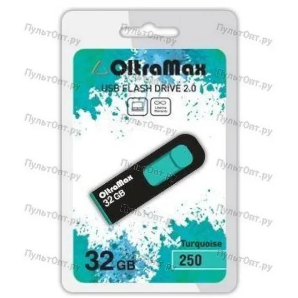USB 32GB OltraMax 250 бирюзовый