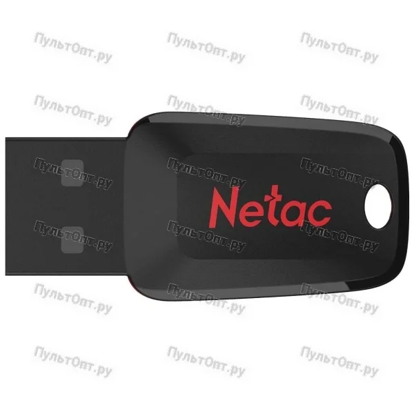 USB 8GB Netac U197 mini чёрный/красный