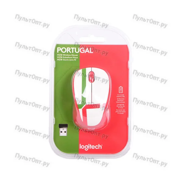 Мышь Logitech Wireless Mouse M238 Fan Collection PORTUGAL