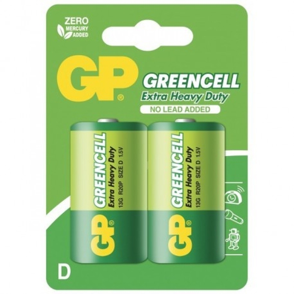 Эл. пит. D сол. SR2 GP GreenCell Heavy Duty (20)