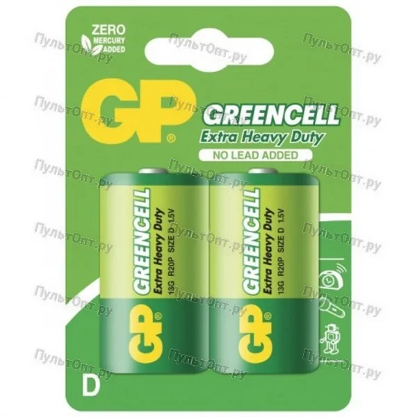 Эл. пит. D сол. SR2 GP GreenCell Heavy Duty (20)