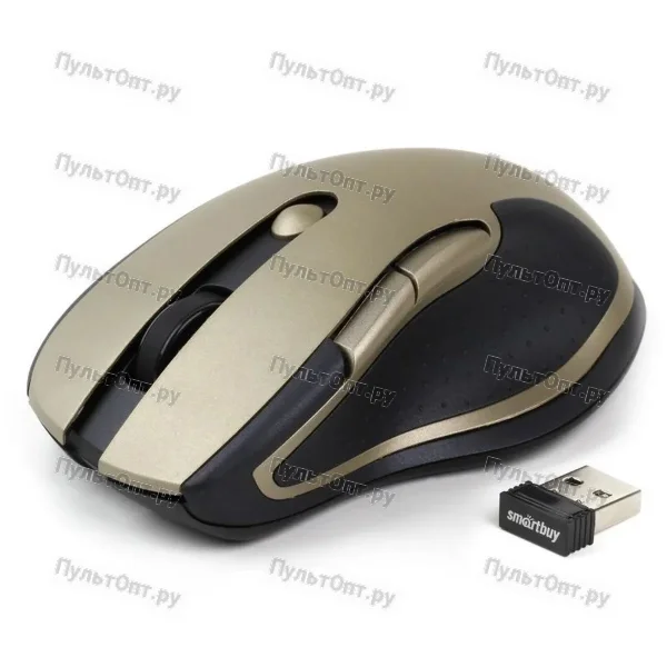 Мышь Smartbuy 508, золотая, беспроводная