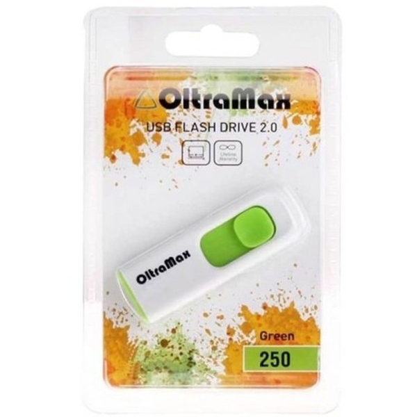 USB 64GB OltraMax 250 зелёный