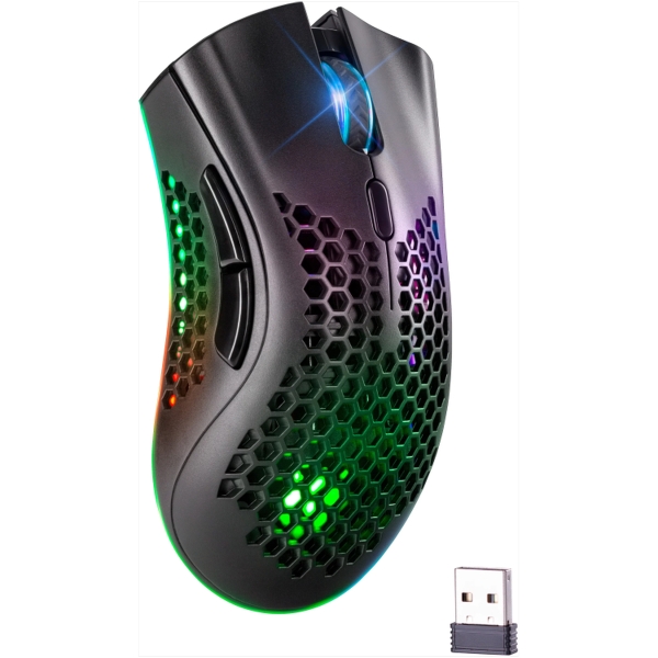 Беспроводная игровая мышь Defender Warlock GM-709L RGB,8кнопок,2400dpi (1/60)