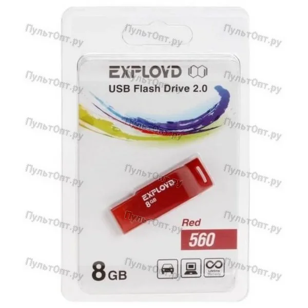 USB 8GB Exployd 560 красный