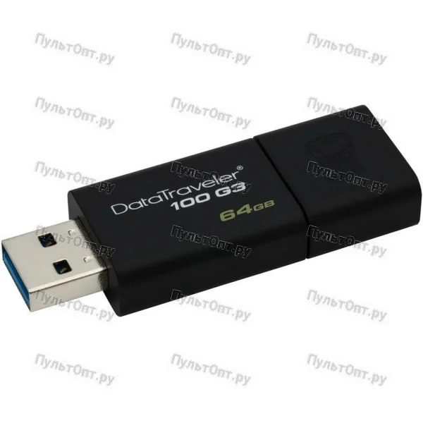 USB 3.0 64GB Kingston Data Traveler DT100-G3 чёрный