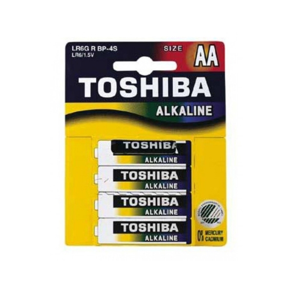 Элемент питания Toshiba LR6 4BL 4/card (4/48/192)
