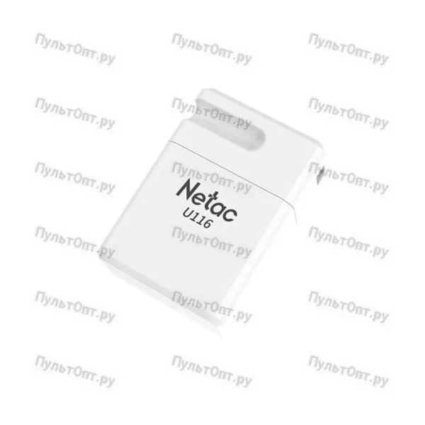 USB 3.0 64GB Netac U116 mini белый (130 MB/s)