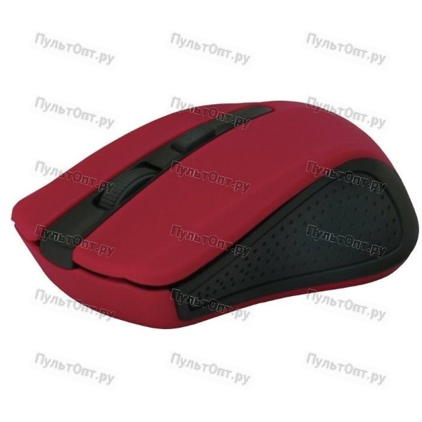 Мышь Defender Accura MM-935 красная, беспроводная, 4 кнопки, 800-1600dpi, USB