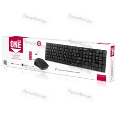 Набор Smartbuy ONE 229352AG, черный, беспроводной