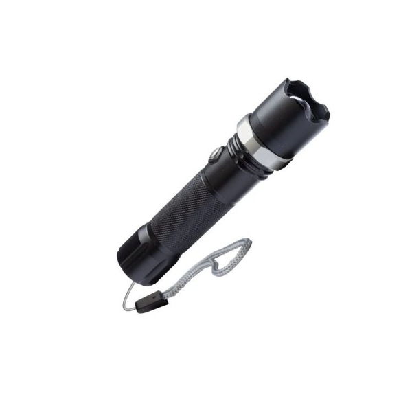 Фонарь универсальный Космос 112Lit 3W LED от аккумулятора IP53 3 режима+ZOOM+линза черный (1/30/120)