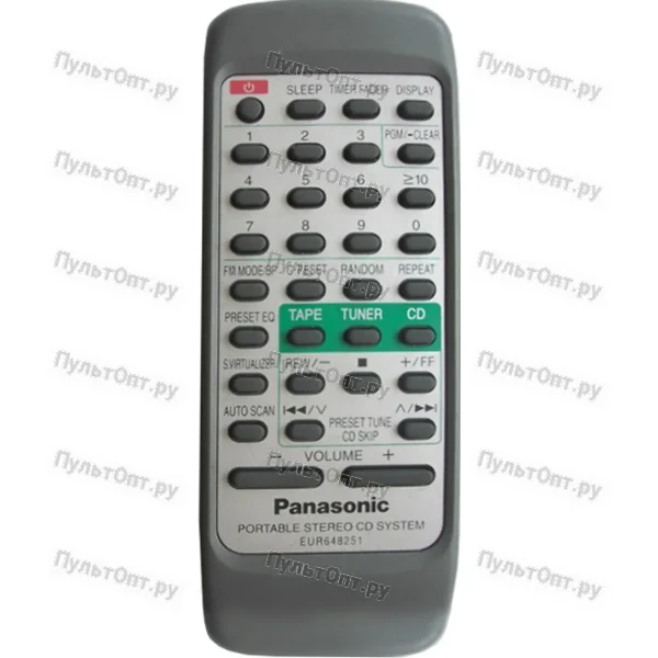 Пульт Panasonic EUR648251 (оригинальный)