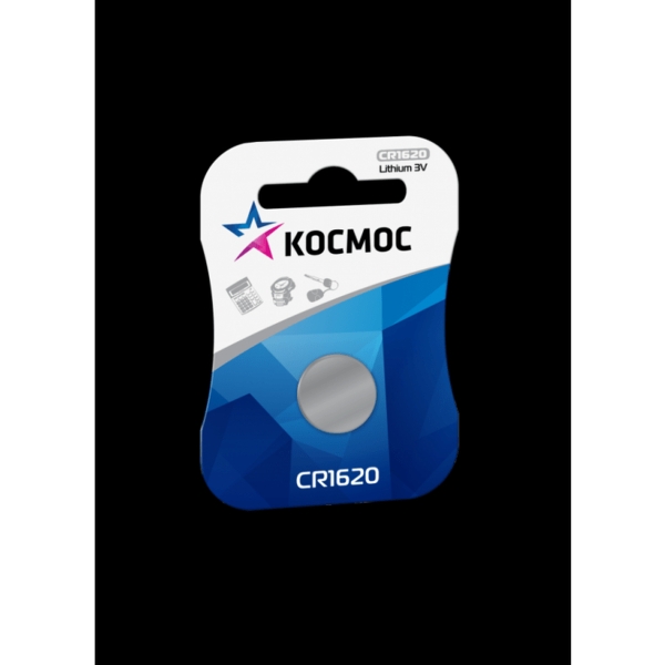 Эл. пит. CR1620 BL1 Космос (12/72)