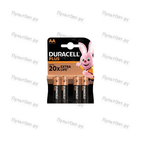 Эл. пит. Duracell LR6 BL4 PLUS (4/80)