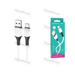 Кабель Borofone BX79 USB (m)-Type-C (m) 1м 2.4A силикон белый (1/360)