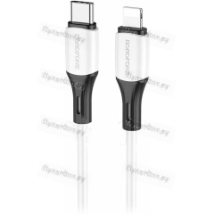 Кабель Borofone BX79 USB (m)-Type-C (m) 1м 2.4A силикон белый (1/360)