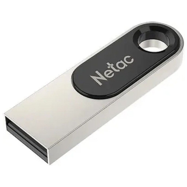 USB 8GB Netac U278 чёрный/серебро