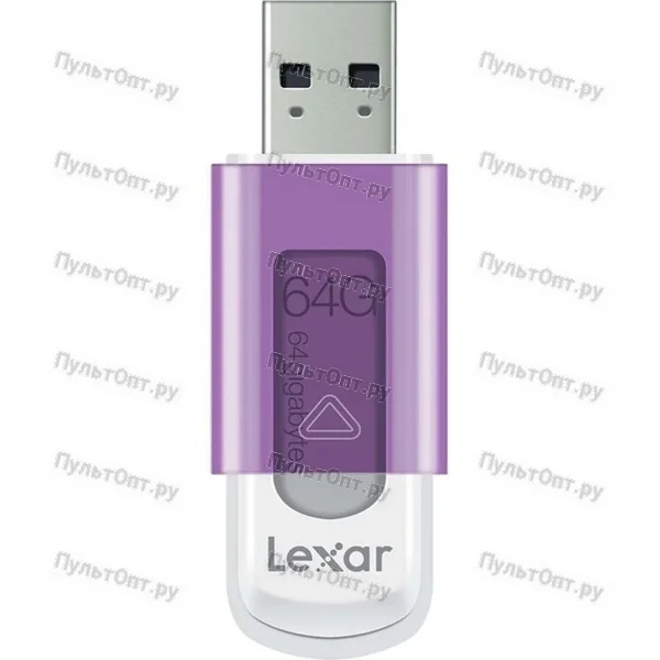 USB 64GB Lexar JumpDrive S50 фиолетовый/белый