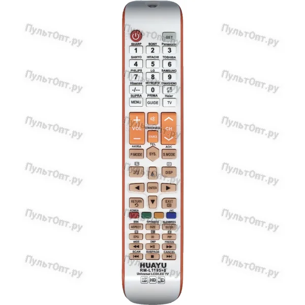 Универсальный пульт Huayu RM-L1195+8 оранжевый