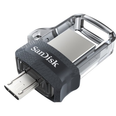 USB 3.0 32GB SanDisk Ultra Android Dual Drive OTG белый/золото