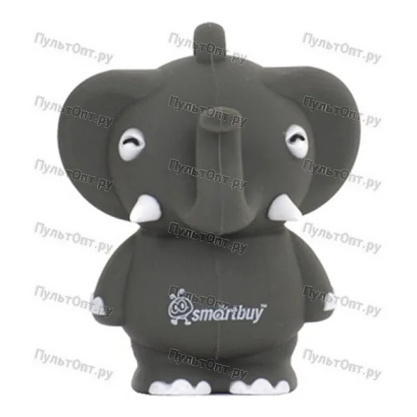 USB 32GB Smartbuy Wild series Слонёнок серый