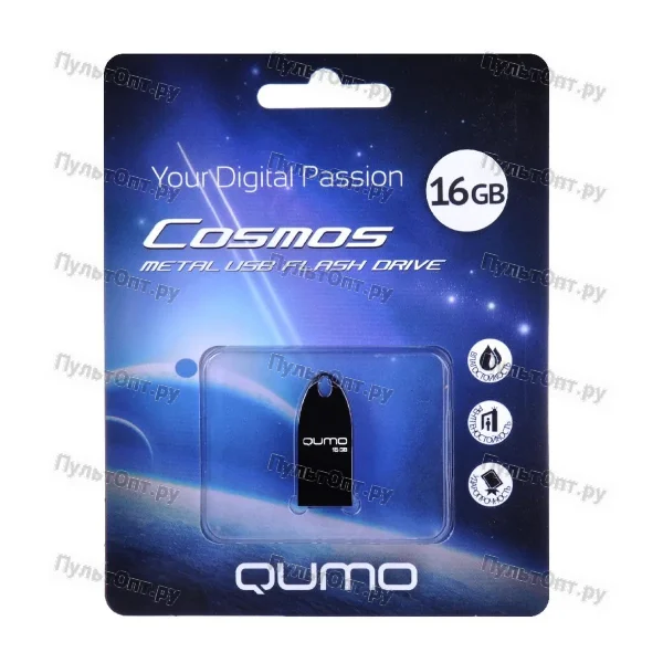 USB 16GB Qumo Cosmos чёрный