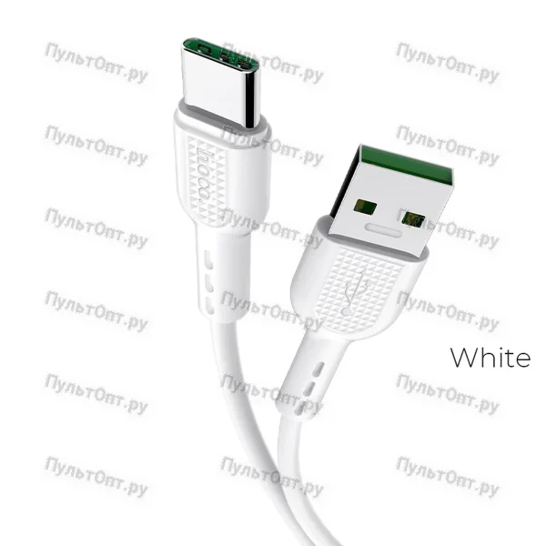 Кабель USB - micro USB Hoco X33 4A Surge flash (белый)