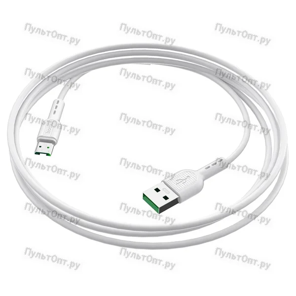 Кабель USB - micro USB Hoco X33 4A Surge flash (белый)