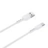 Кабель USB - micro USB Hoco X33 4A Surge flash (белый)