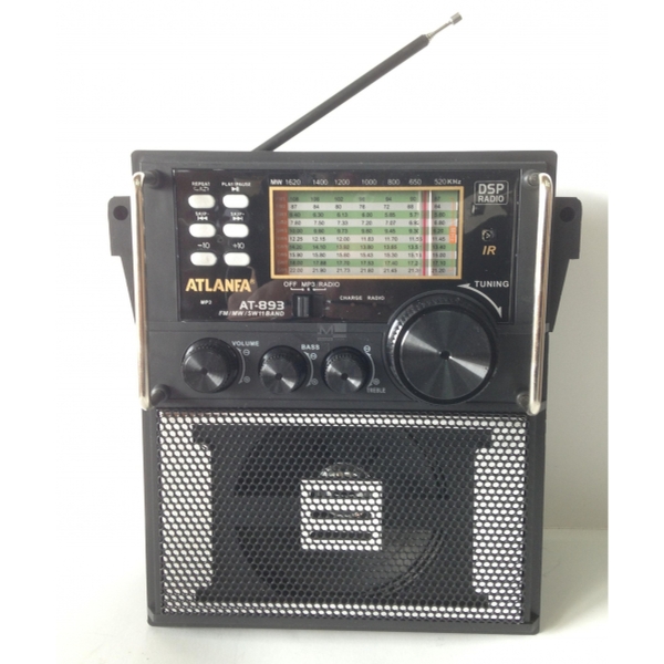 Бумбокс Atlanfa AT-893 с сабвуфером+USB+karaoke