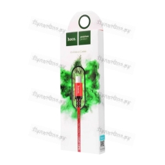 Кабель Hoco X14 USB (m)-microUSB (m) 1м 2.0A нейлон красный черный (1/33/330)