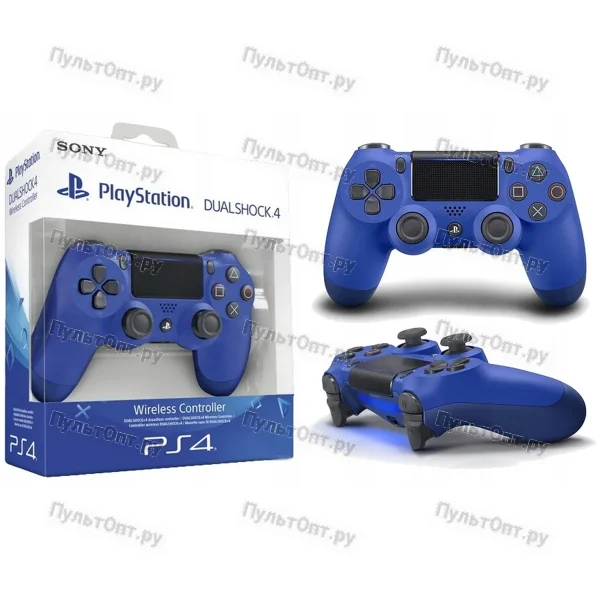 Геймпад Беспроводной PlayStation Dualshock 4 (CUH-ZCT2E22xr) темно-синий для PlayStation 4 (PS71987