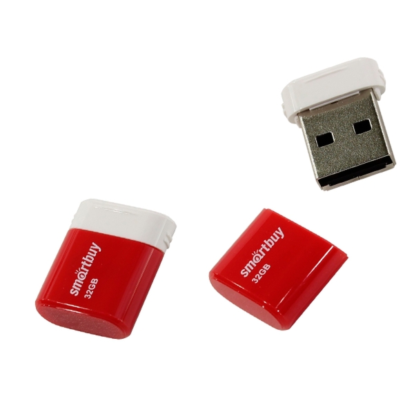 USB 32GB Smartbuy Lara красный