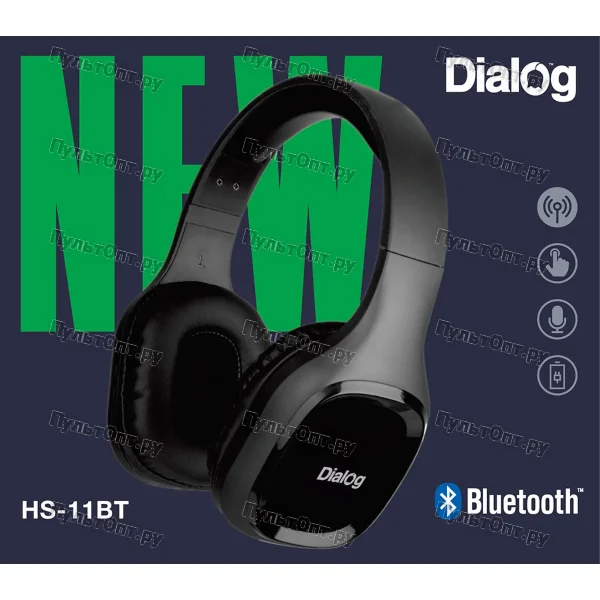 Гарнитура HS-11BT Dialog BLUES Bluetooth, черная (1/8)